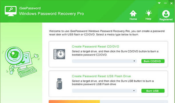 iSeePassword Windows Password Recovery for Windows 11, 10 Screenshot 1