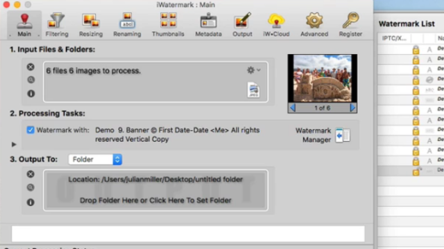 iWatermark Pro for Windows 11, 10 Screenshot 1
