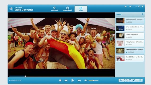 Aimersoft Video Converter for Windows 11, 10 Screenshot 3