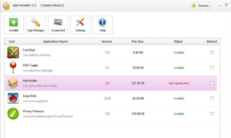 ApkInstaller for PC Screenshot