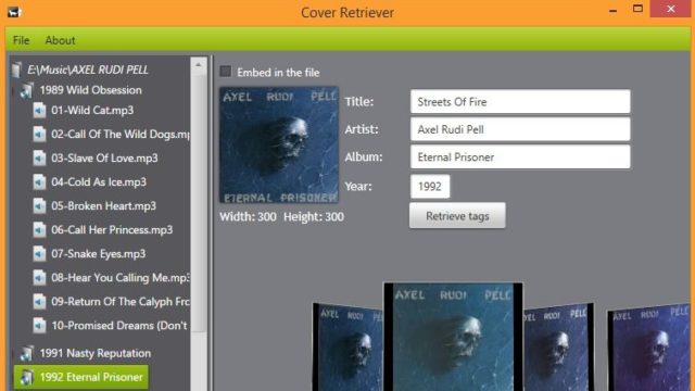 Cover Retriever for Windows 11, 10 Screenshot 1