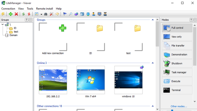 LiteManager Free for Windows 11, 10 Screenshot 1