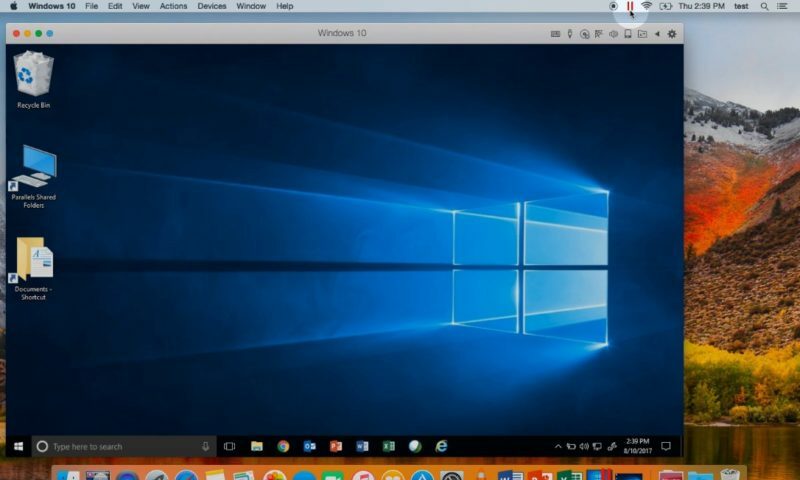 Parallels Desktop Screenshot 1