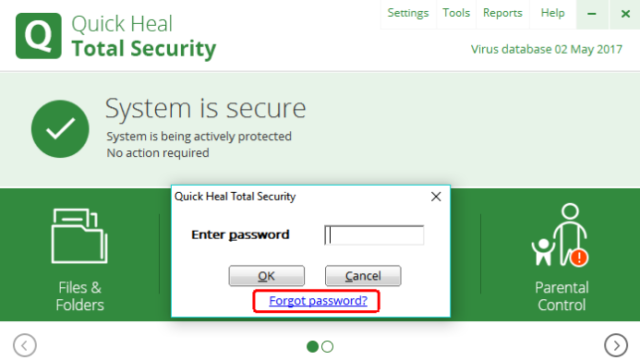 Quick Heal Total Security for Windows 10 Screenshot 2