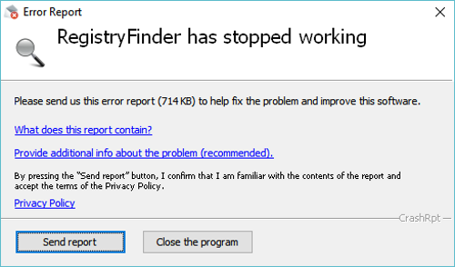Registry Finder for Windows 10 Screenshot 3