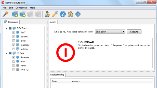 Remote Shutdown for Windows 10 Screenshot 1