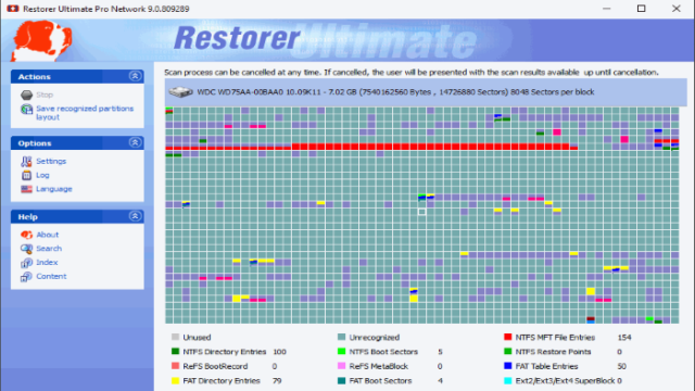 Restorer Ultimate for Windows 11, 10 Screenshot 1