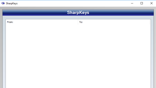 SharpKeys for Windows 10 Screenshot 1