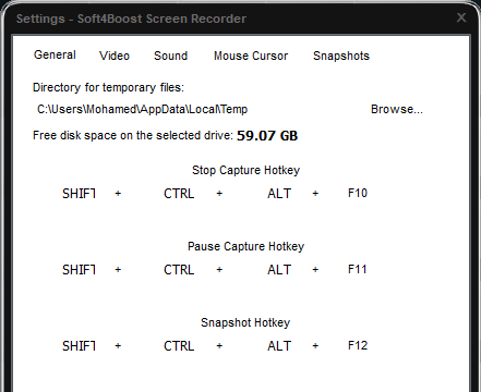 Soft4Boost Screen Recorder for Windows 11, 10 Screenshot 3