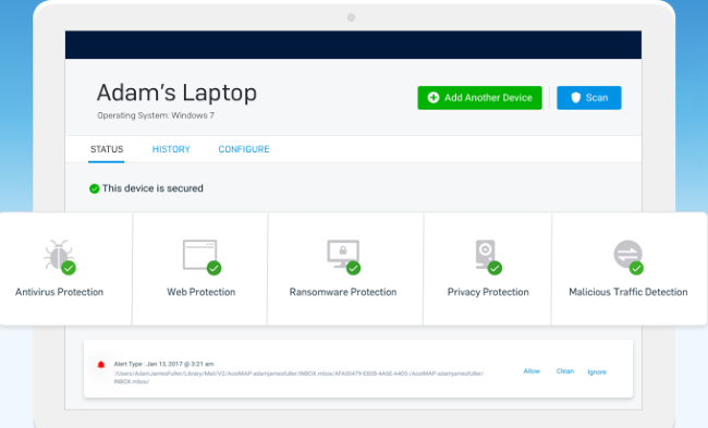 Sophos Home Screenshot