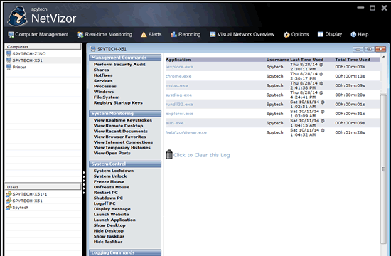 Spytech NetVizor for Windows 11, 10 Screenshot 1