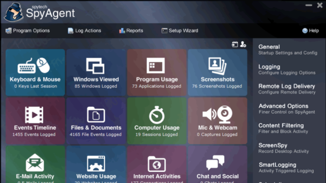 Spytech SpyAgent for Windows 10 Screenshot 1