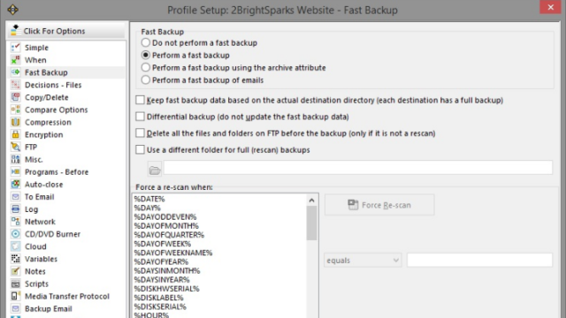 SyncBack for Windows 11, 10 Screenshot 1