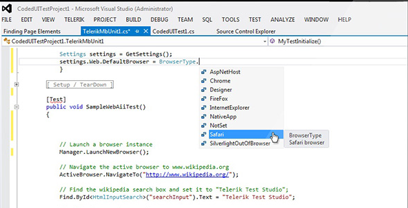 Telerik Testing Framework for Windows 10 Screenshot 2
