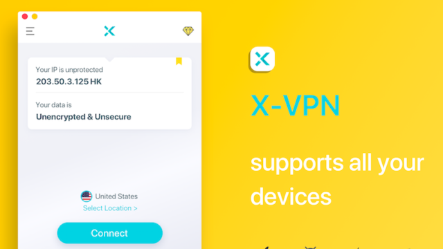X-VPN for Windows 10 Screenshot 1