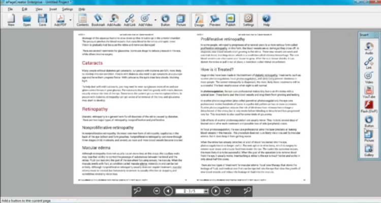 ePageCreator Screenshot