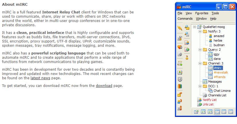 mirc best irc client windows 10
