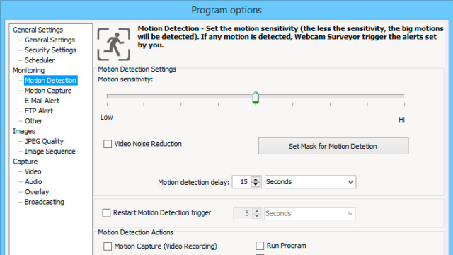 Webcam Surveyor for Windows 11, 10 Screenshot 3