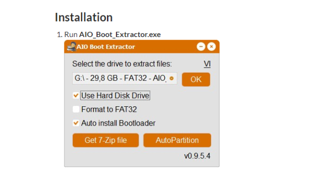 AIO Boot for Windows 11, 10 Screenshot 1