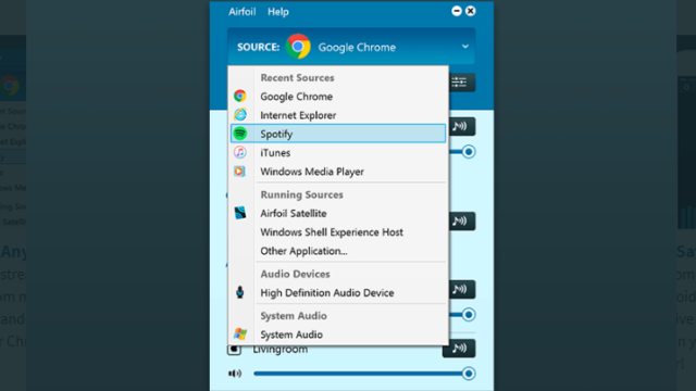 Airfoil for Windows 11, 10 Screenshot 1