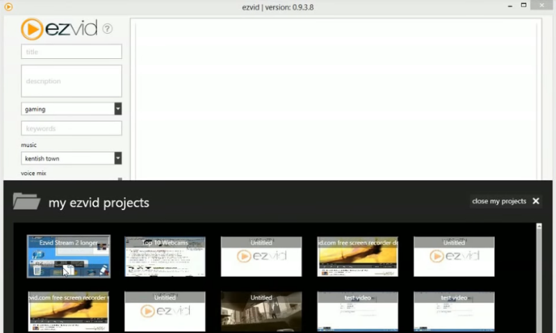 Ezvid Screenshot 1