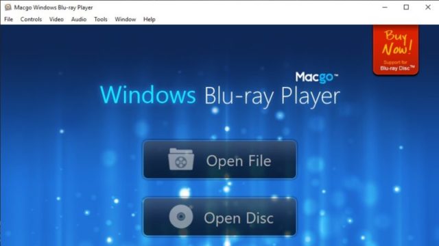 Macgo Blu-ray Player for Windows 10 Screenshot 2