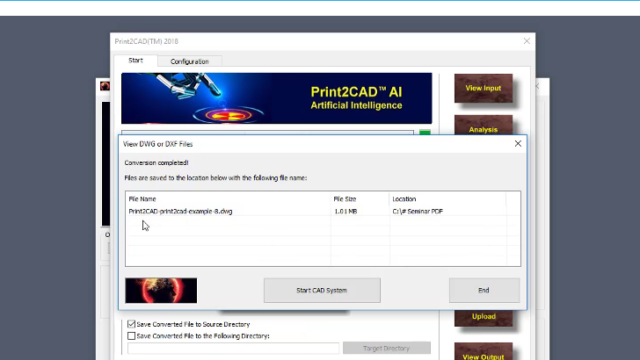 Print2CAD for Windows 11, 10 Screenshot 3