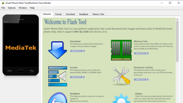 SP Flash Tool for Windows 10 Screenshot 1