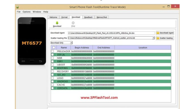 SP Flash Tool for Windows 11, 10 Screenshot 2