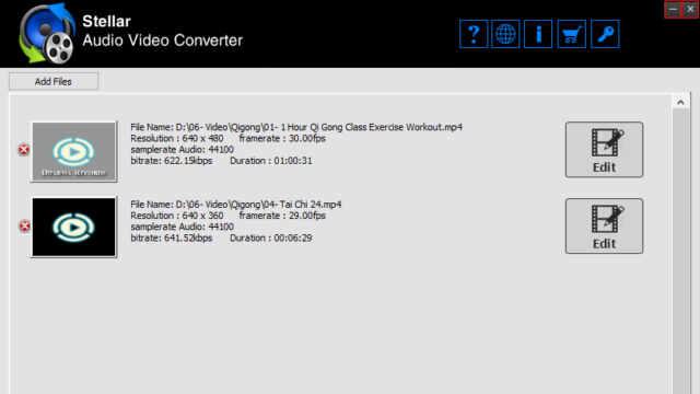 Stellar Converter for Audio Video for Windows 11, 10 Screenshot 1