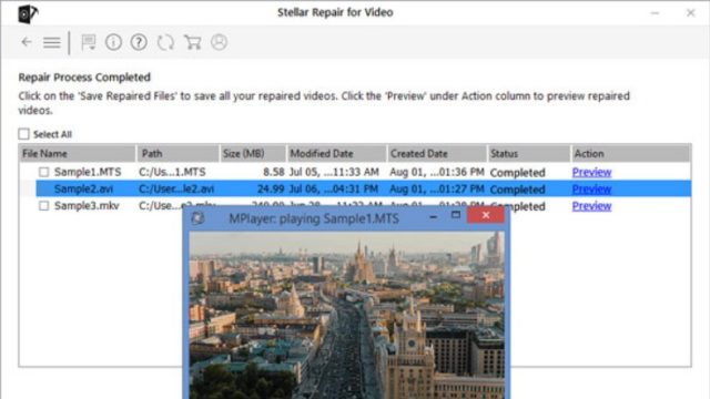 Stellar Repair for Video for Windows 10 Screenshot 1