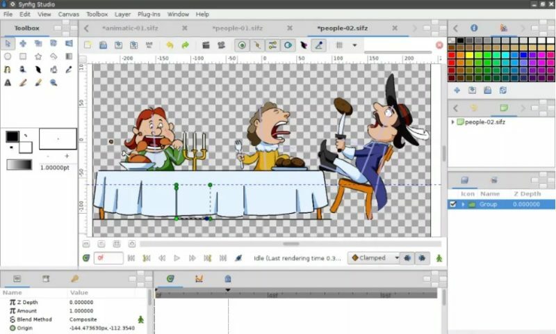 Synfig Studio Screenshot 1