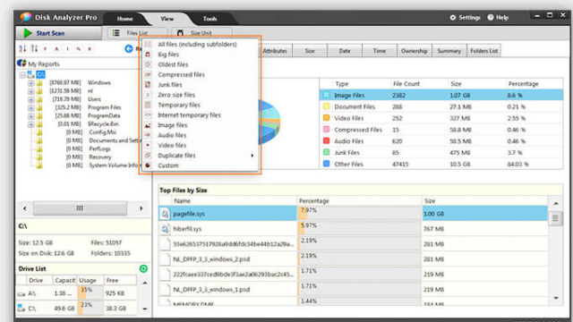 Systweak Disk Analyzer Pro for Windows 10 Screenshot 2