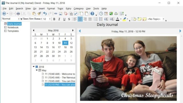 The Journal for Windows 10 Screenshot 2