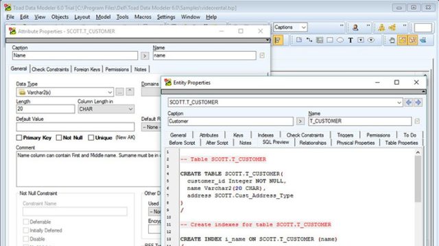 Toad Data Modeler for Windows 11, 10 Screenshot 1