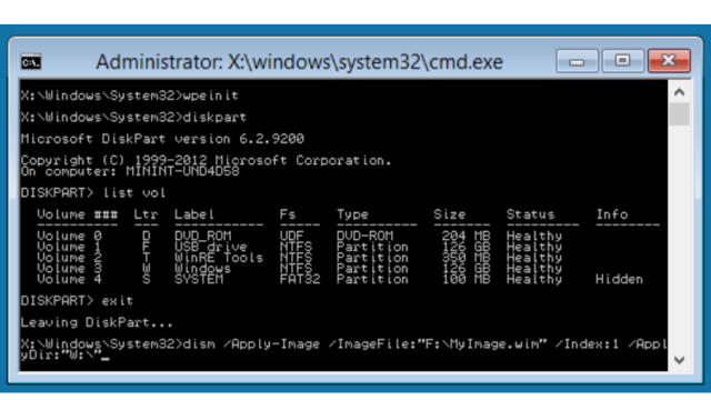 WinPE (Windows PE) for Windows 11, 10 Screenshot 1