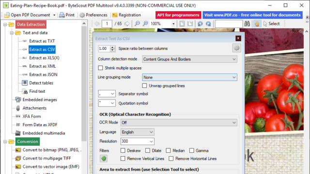 ByteScout PDF Multitool for Windows 11, 10 Screenshot 1