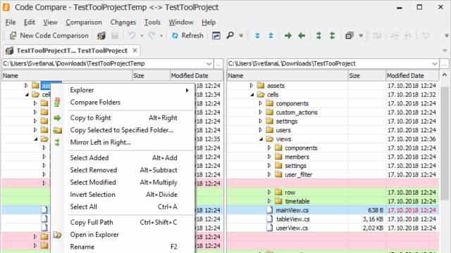 Code Compare for Windows 11, 10 Screenshot 2