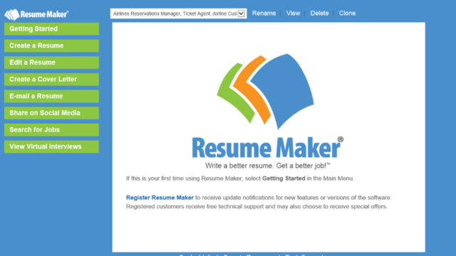 Individual Resume Maker for Windows 10 Screenshot 1