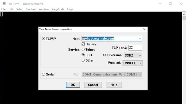 Tera Term for Windows 11, 10 Screenshot 1