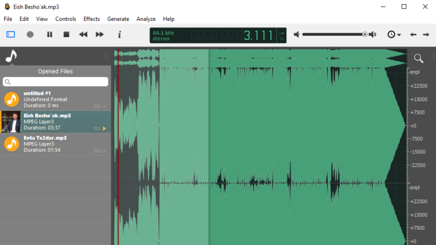 ocenaudio Screenshot 1