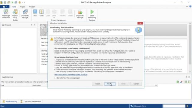 EMCO MSI Package Builder for Windows 11, 10 Screenshot 1