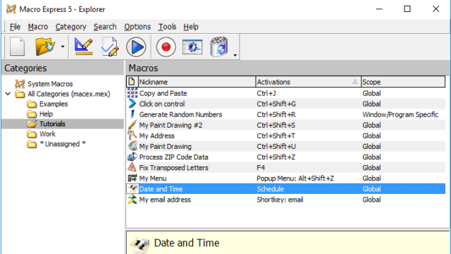 Macro Express for Windows 11, 10 Screenshot 1