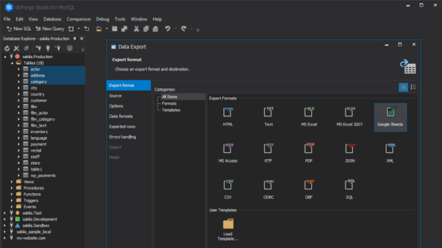 dbForge Studio for MySQL for Windows 10 Screenshot 2