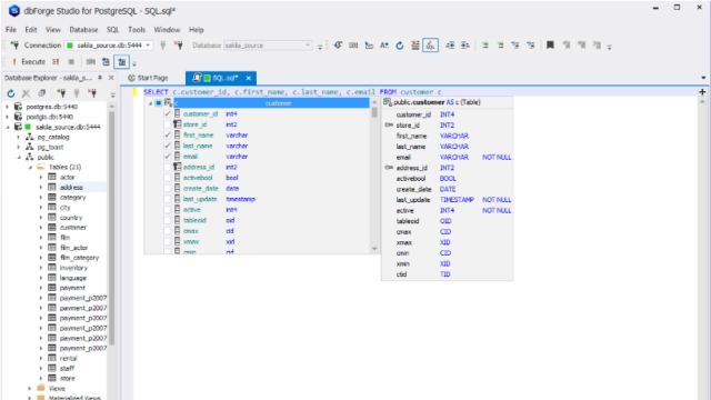 dbForge Studio for PostgreSQL for Windows 11, 10 Screenshot 1