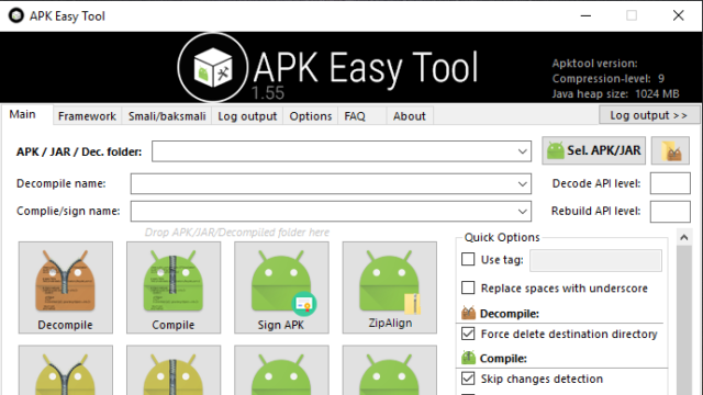 APK Easy Tool for Windows 10 Screenshot 1