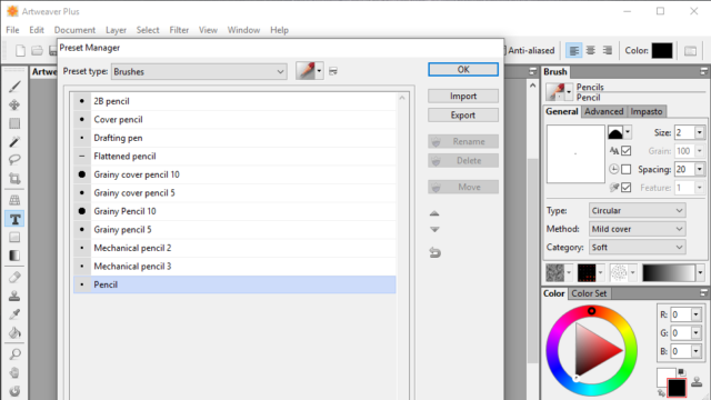 Artweaver for Windows 11, 10 Screenshot 3