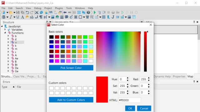 Codelobster IDE for Windows 11, 10 Screenshot 3