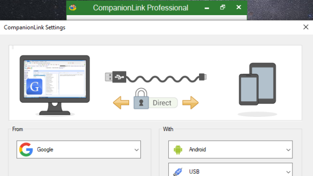 CompanionLink for Windows 11, 10 Screenshot 1