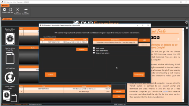 DVR Examiner for Windows 11, 10 Screenshot 2